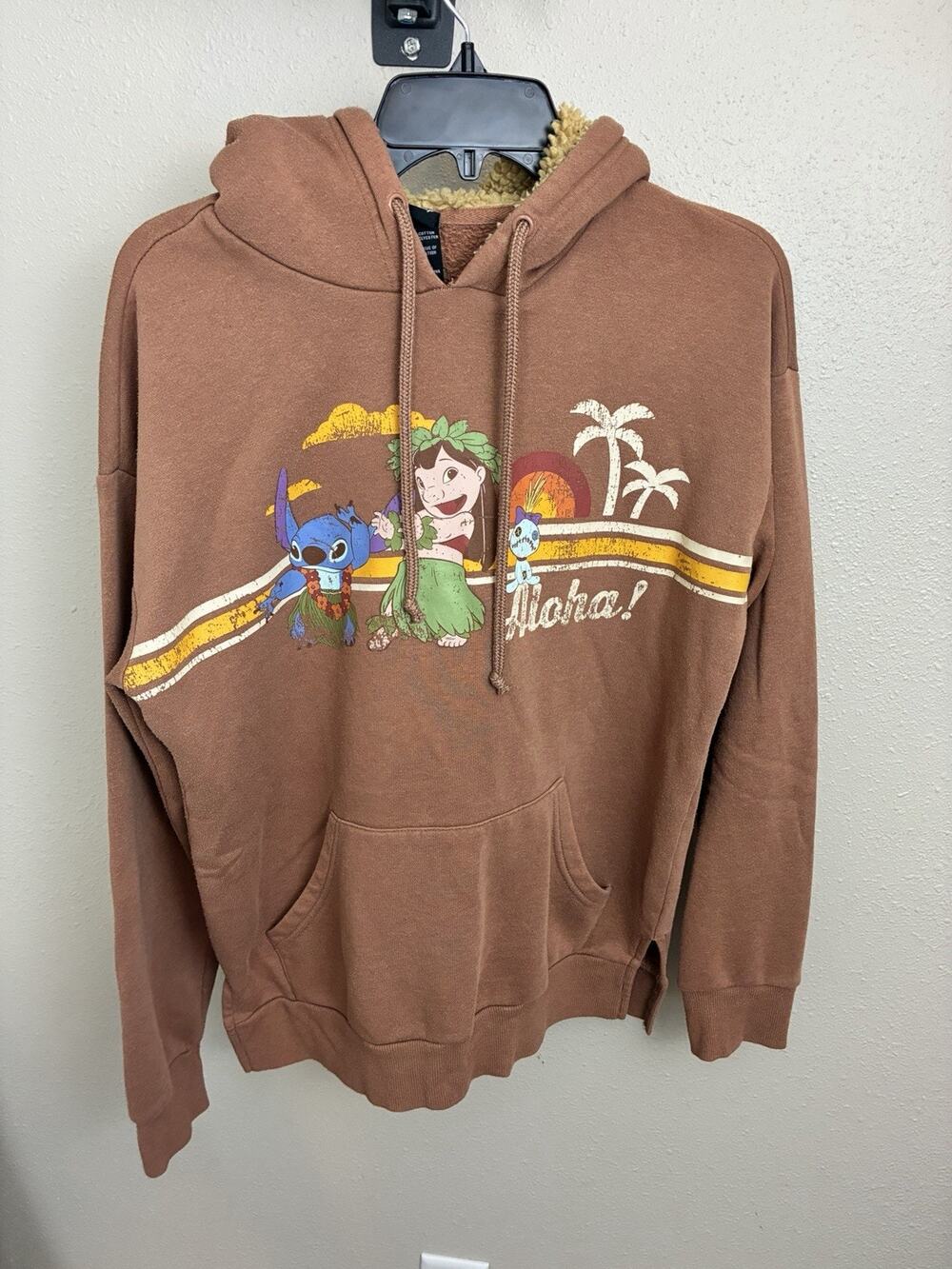 2000s Y2K Disney Lilo & Stitch Aloha Hawaii Sweatshirt Hoodie XS Vintage